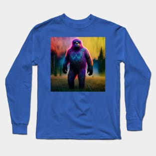 Dope Sasquatch in Nature Long Sleeve T-Shirt